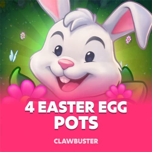4 Easter Egg Pots