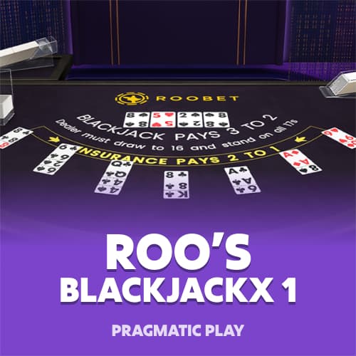 Roobet BlackjackX 1