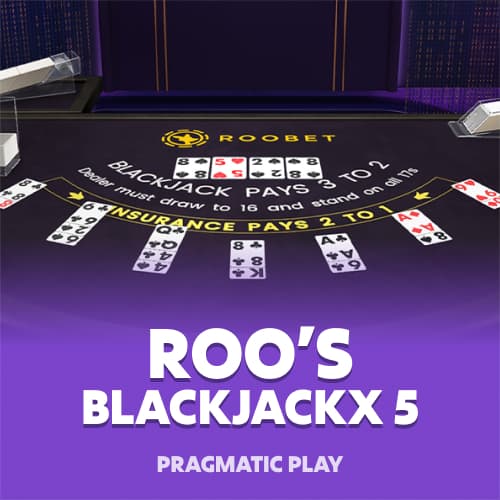 Roobet BlackjackX 5