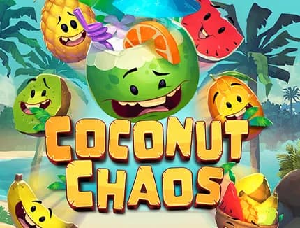 Coconut Chaos slot artwork