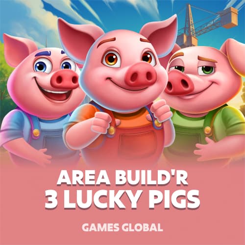 Area Build'R 3 Lucky Pigs