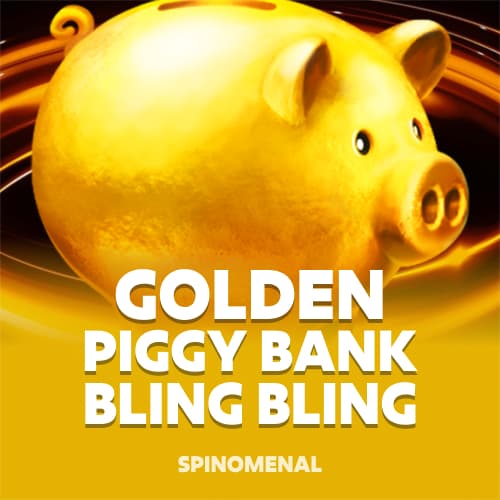 Golden Piggy Bank - Bling Bling