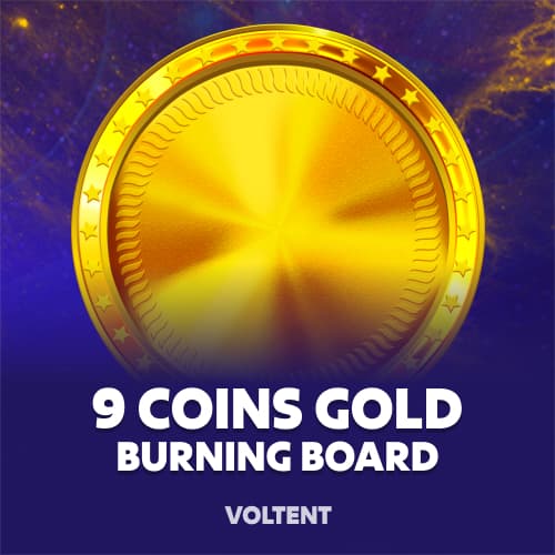 9 Coins Gold Burning Board
